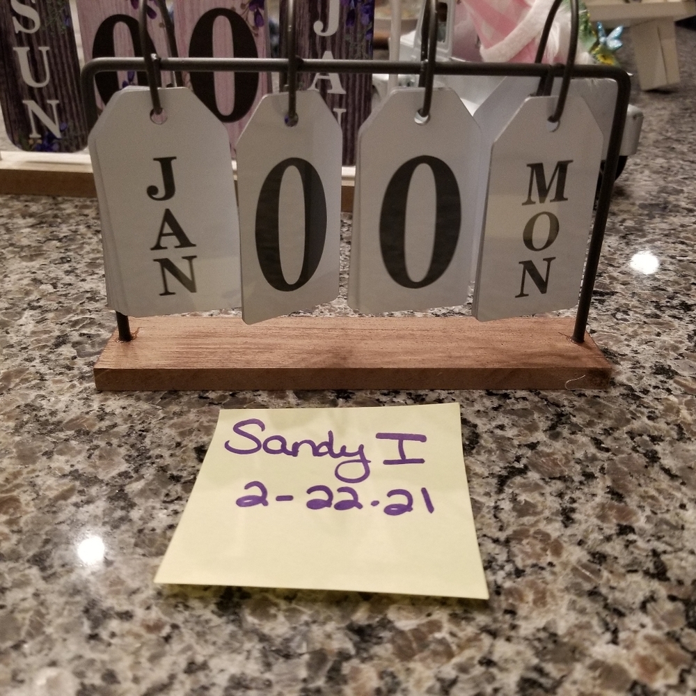 Flip calendar